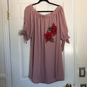 Off the shoulder dress